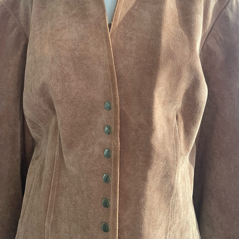 Authentic Brown Leather/ Suede Jacket - image 4